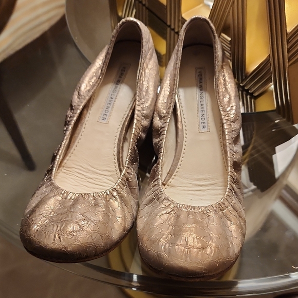 Vera Wang Lavender Label Shoes - Vera Wang Lavender Label Bronze Flats